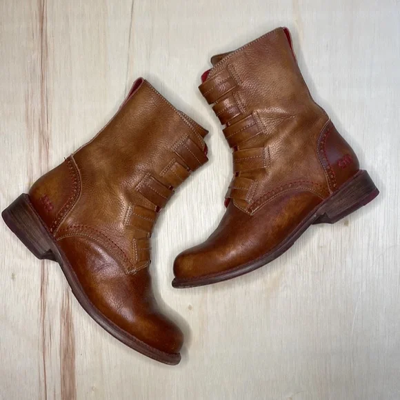 Bed Stu Leather Catty Boot Woman’s 7.5 USA - Picture 3 of 12